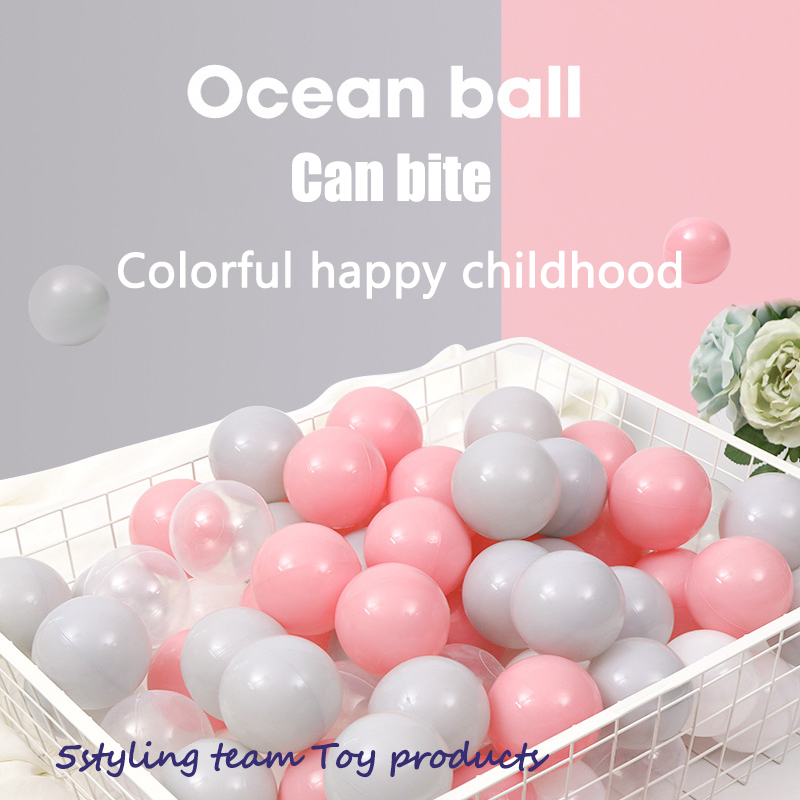 Naughty Fort niestandardowa piłka oceaniczna Bobo piłka 5.5 \/ 6\/7\/8 makalon zagęszczona ochrona środowiska zabawka plastikowa piłka hurtowo