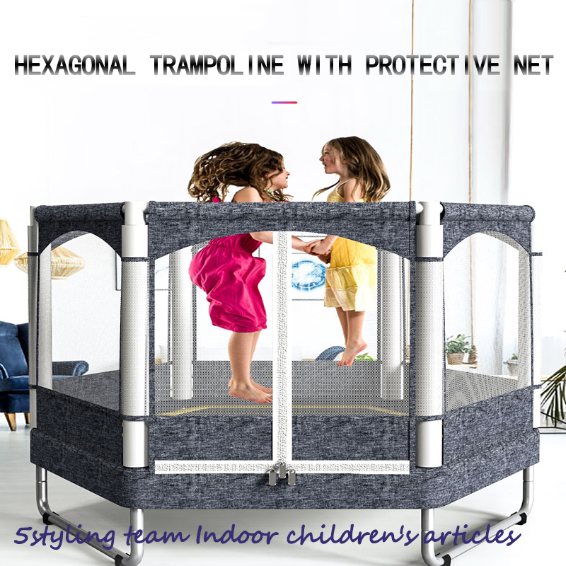 Boden trampolina domowa dla dzieci w pomieszczeniach dziecięcych trampoliny, sieć pasów fitness do domu zabawki trampolina